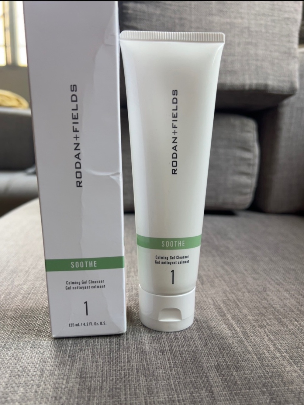 Rodan + Fields Soothe Calming Gel Cleanser.